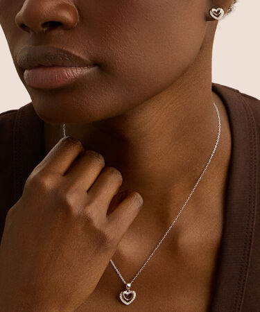 Collana Silver Moments Argento Rodiato Cubic Zirconia