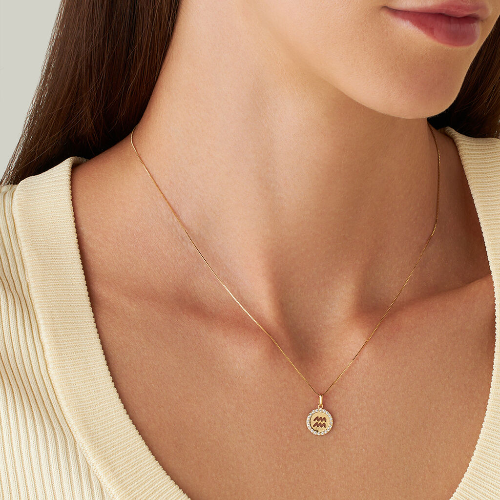 Pendente Poème Oro Giallo Cubic Zirconia - Ciondoli Donna | Stroili