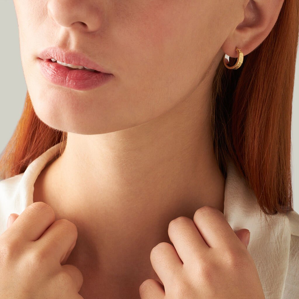 Orecchini A Cerchio Toujours Oro Bicolore - Orecchini a Cerchio Donna | Stroili