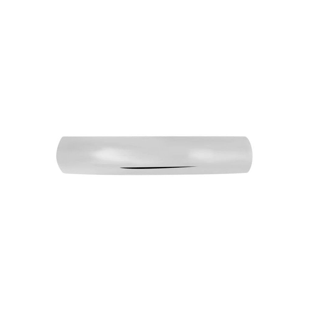Fede Comoda 4 mm Oro Bianco - Anelli con Incisione Unisex | Stroili