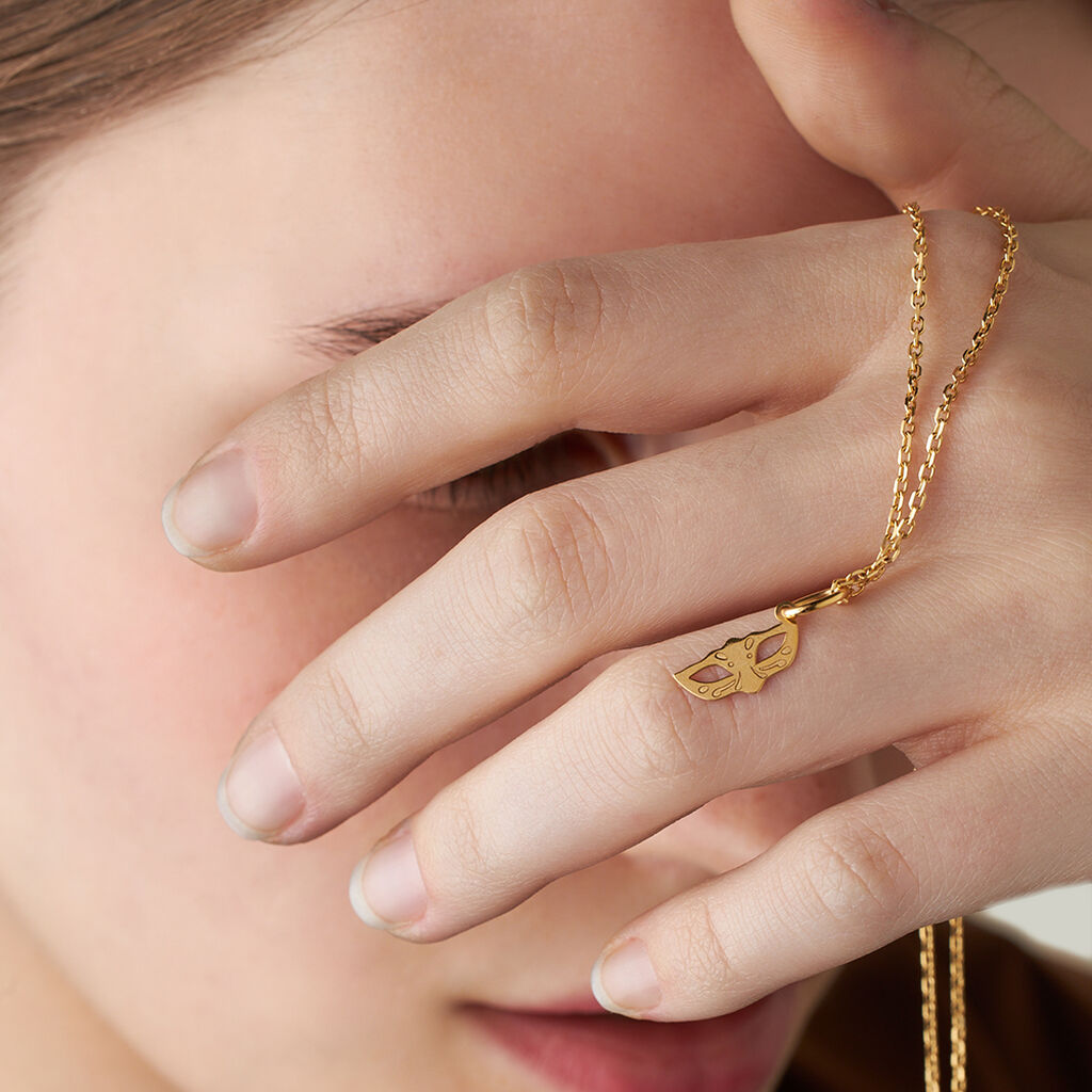 Pendente Poème Oro Giallo - Ciondoli con Incisione Donna | Stroili