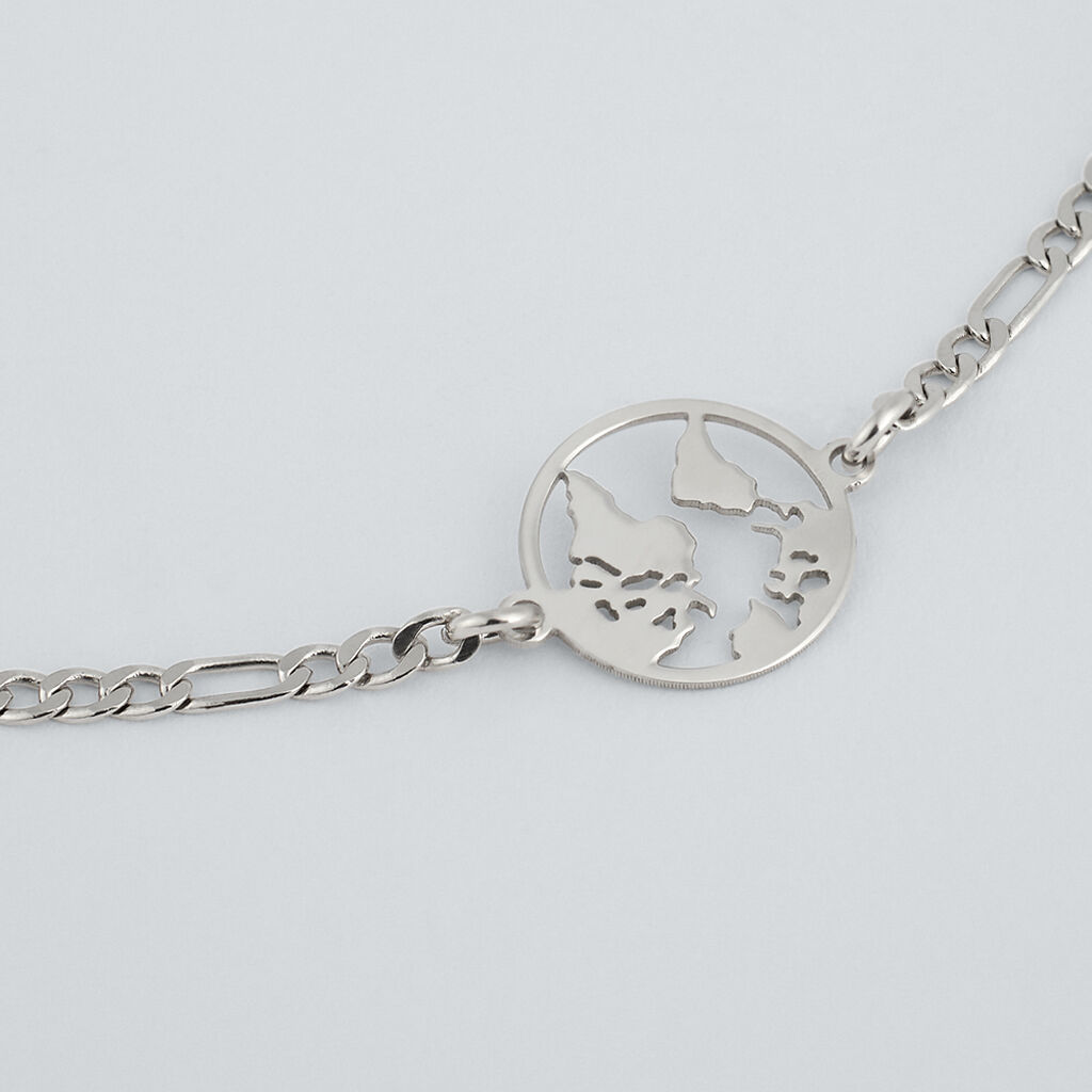 Bracciale Catena Gentleman Argento Rodiato - Bracciali Uomo | Stroili