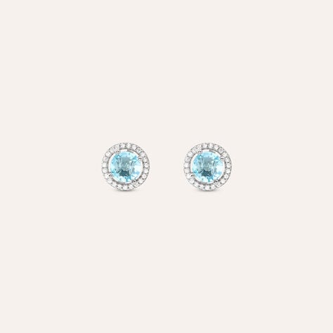 Orecchini Lobo Punto Luce Silver Rainbow Argento Rodiato Cubic Zirconia - Orecchini a Lobo Donna | Stroili