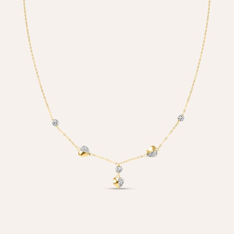 Collana Christelle Oro Giallo Cristallo - Collane Donna | Stroili