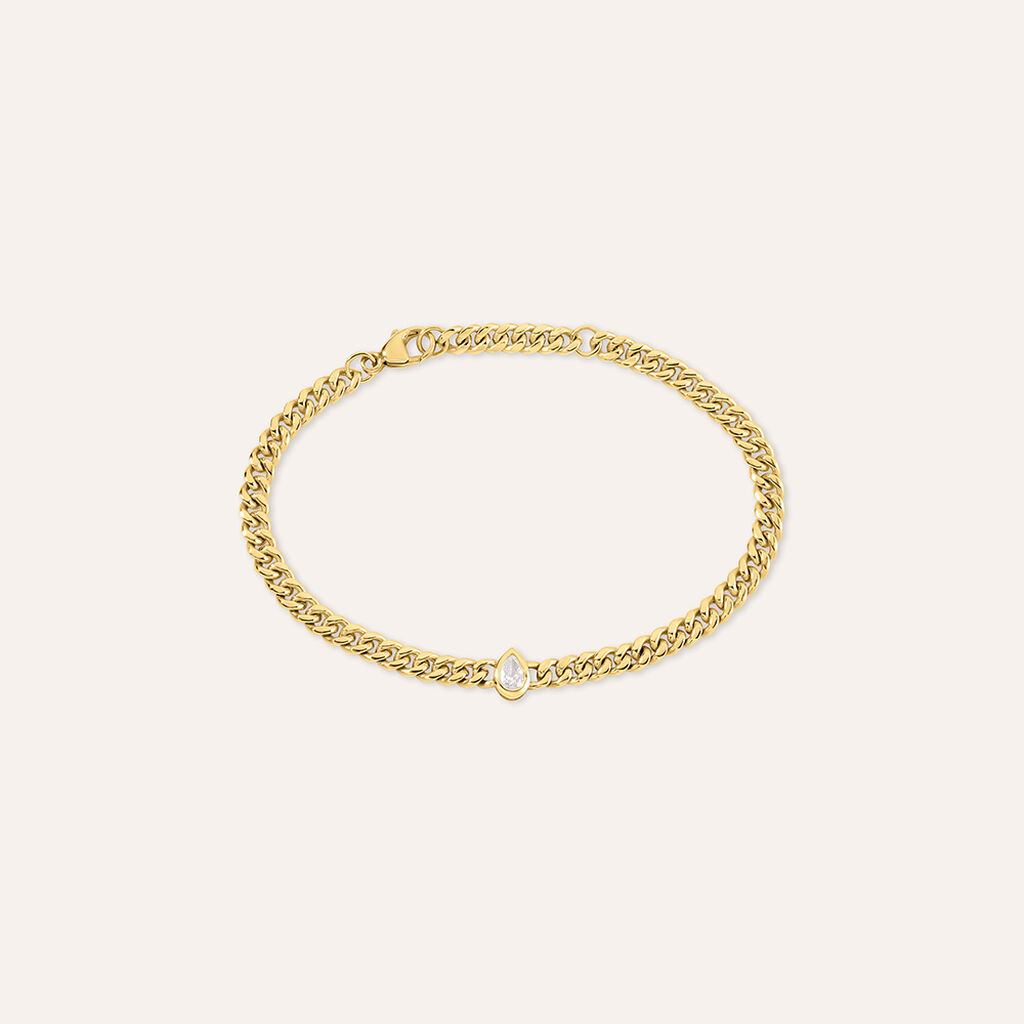Bracciale Catena Diamade Glam Oro Giallo Diamante Lab-Grown
