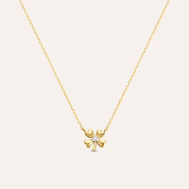 Collana Mon Petit Oro Bicolore Diamante