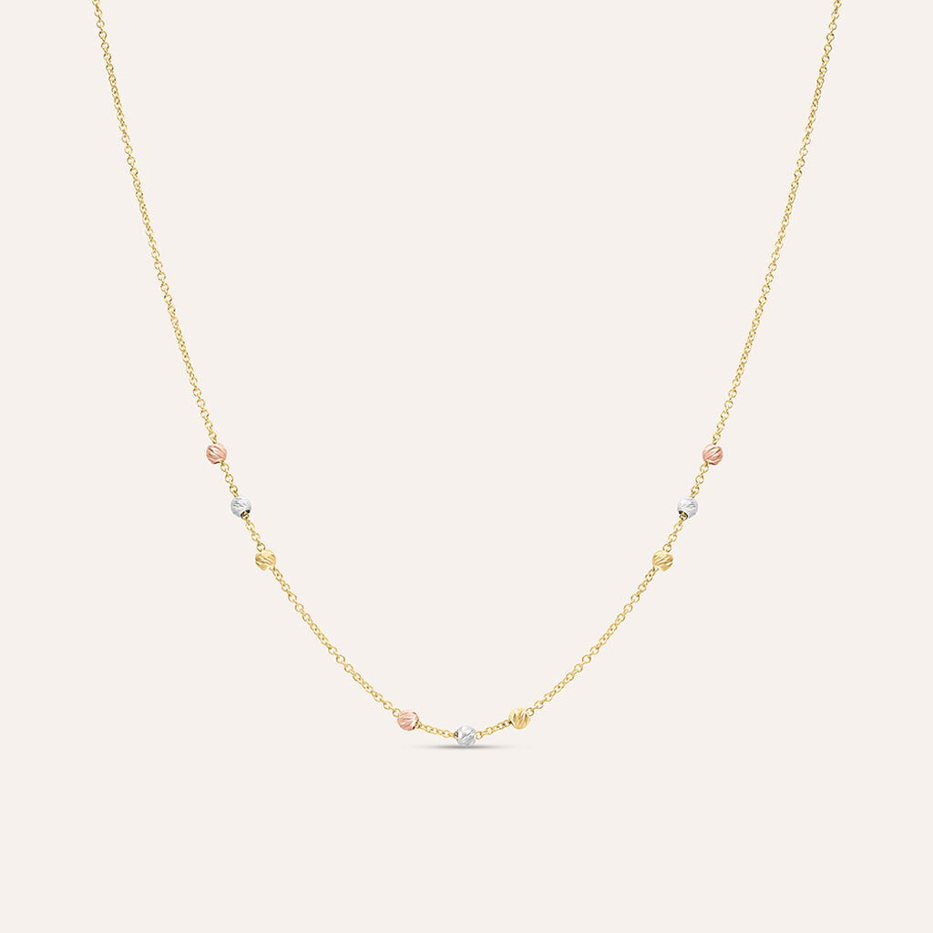 Collana Golden Lover Oro Tricolore