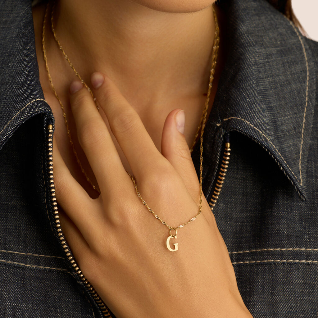 Pendente Poème Oro Giallo