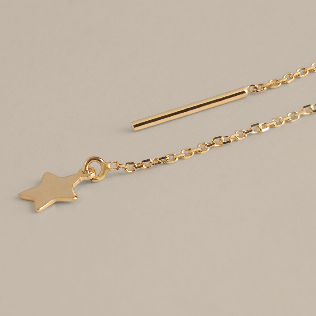 Mono Orecchino Pendente Beverly Oro Giallo