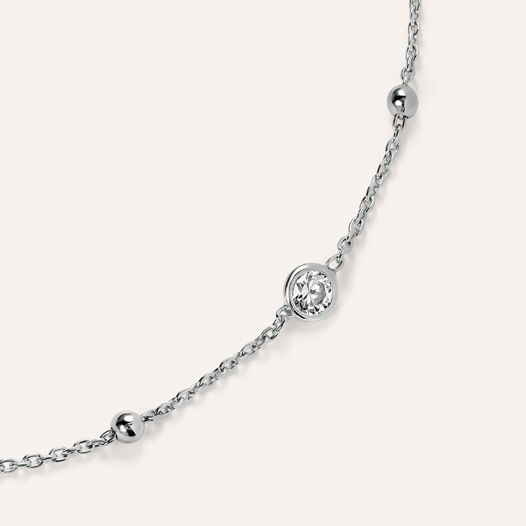 Cavigliera Silver Collection Argento Rodiato