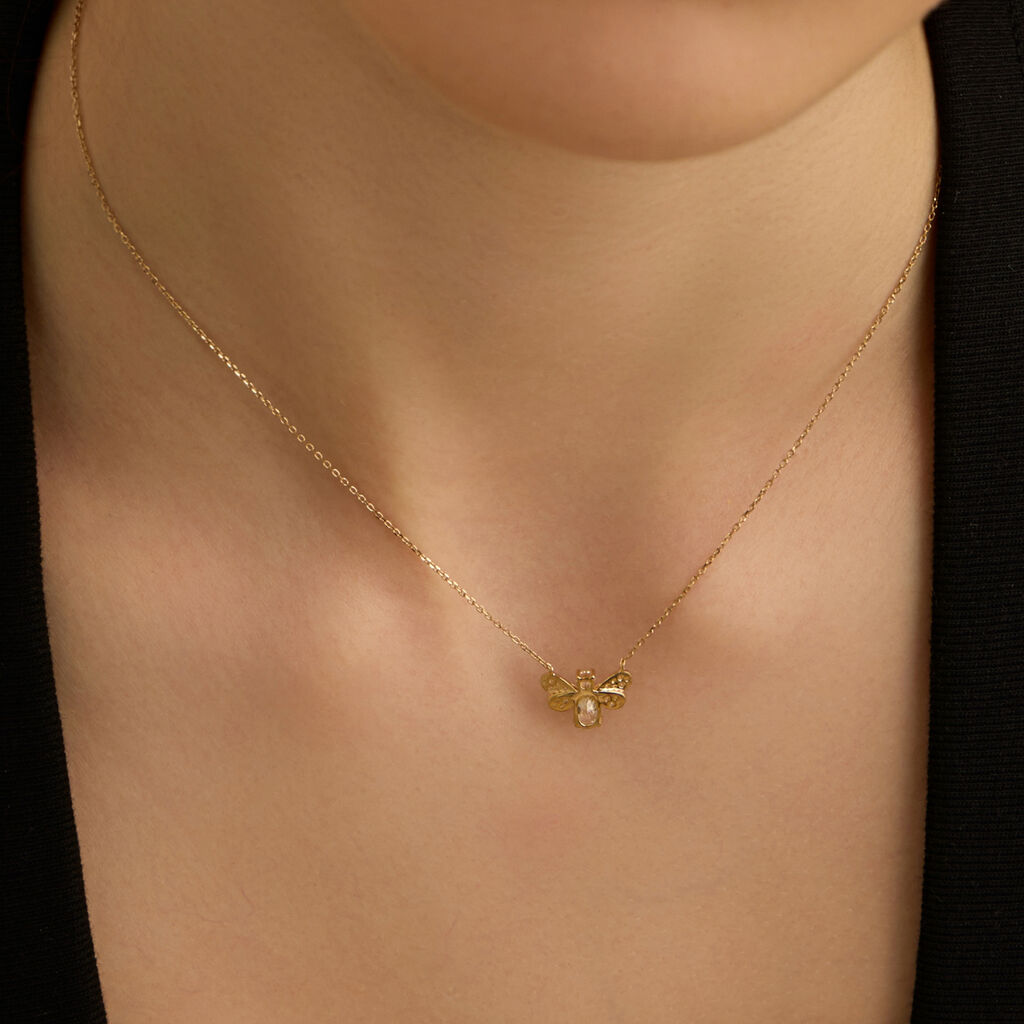 Collana Claire Oro Giallo Cubic Zirconia