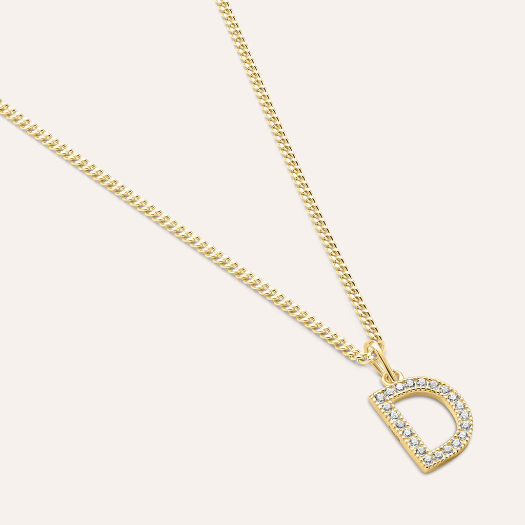 Pendente Poème Oro Giallo Cubic Zirconia - Ciondoli Donna | Stroili