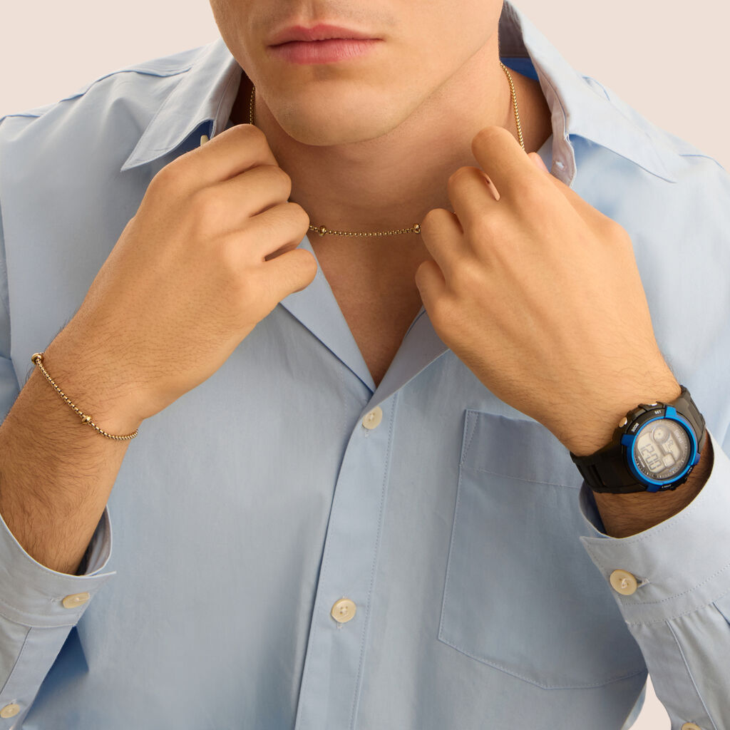 Bracciale Essential Code Acciaio Dorato