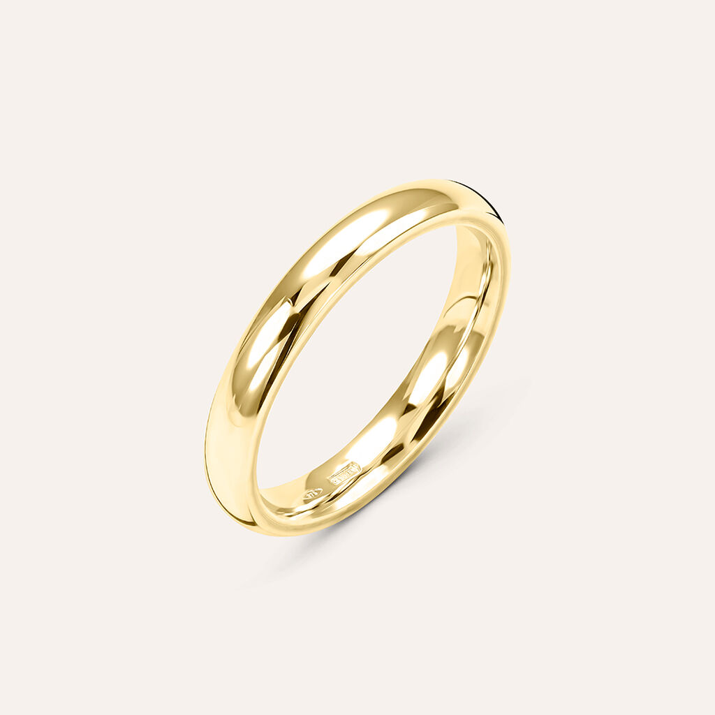 Fede Comoda 3 mm Oro Giallo - Fedi Unisex | Stroili