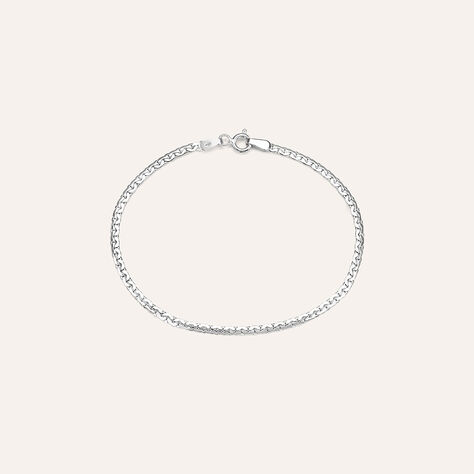 Bracciale Catena Colette Oro Bianco - Bracciali Donna | Stroili