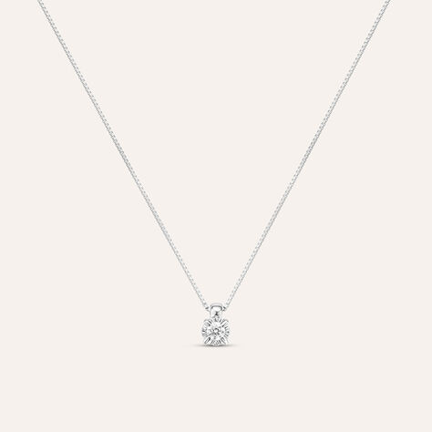 Collana Punto Luce Diamazing Oro Bianco Diamante - Collane Punto Luce Donna | Stroili
