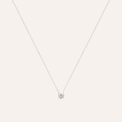 Collana Punto Luce Diamade Oro Bianco Diamante Lab-Grown - Collane Punto Luce Donna | Stroili