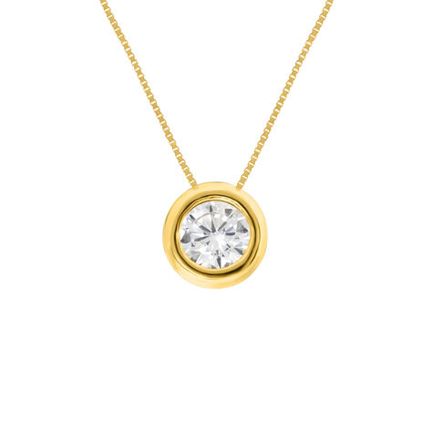 Collana Punto Luce Claire Oro Giallo Cubic Zirconia - Collane Punto Luce Donna | Stroili