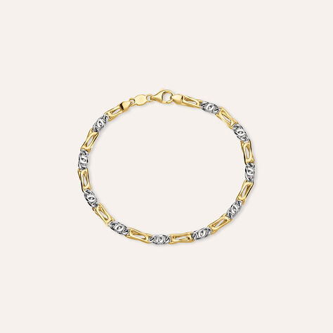 Bracciale Catena L'homme Or Oro Bicolore - Bracciali Uomo | Stroili