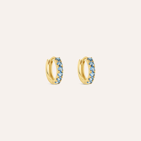 Orecchini A Cerchio Toujours Oro Giallo Cubic Zirconia - Orecchini a Cerchio Donna | Stroili