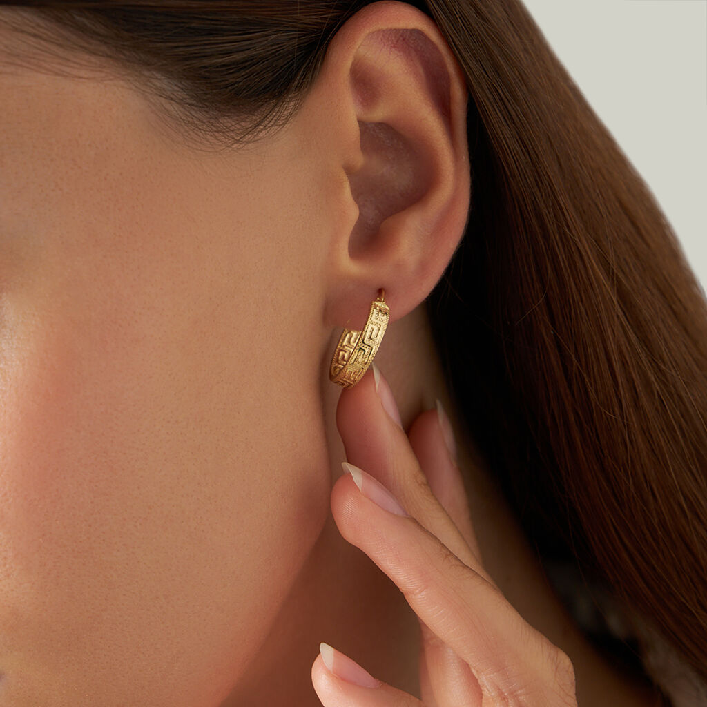 Orecchini A Cerchio Toujours Oro Giallo - Orecchini a Cerchio Donna | Stroili