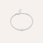 Bracciale Tennis Aura Acciaio Cristallo