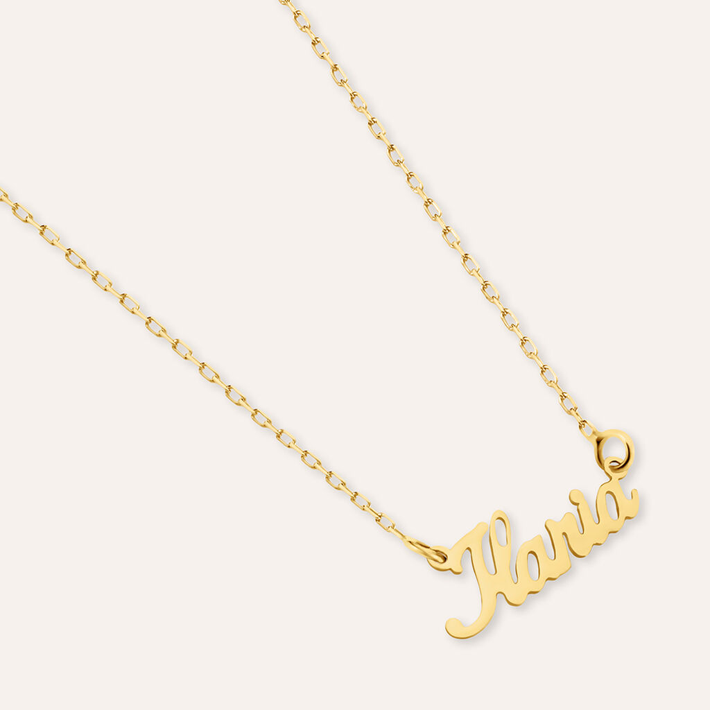 Collana Ilaria Gold Names Oro Giallo