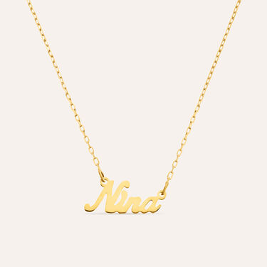 Collana Nina Gold Names Oro Giallo