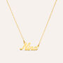 Collana Nina Gold Names Oro Giallo