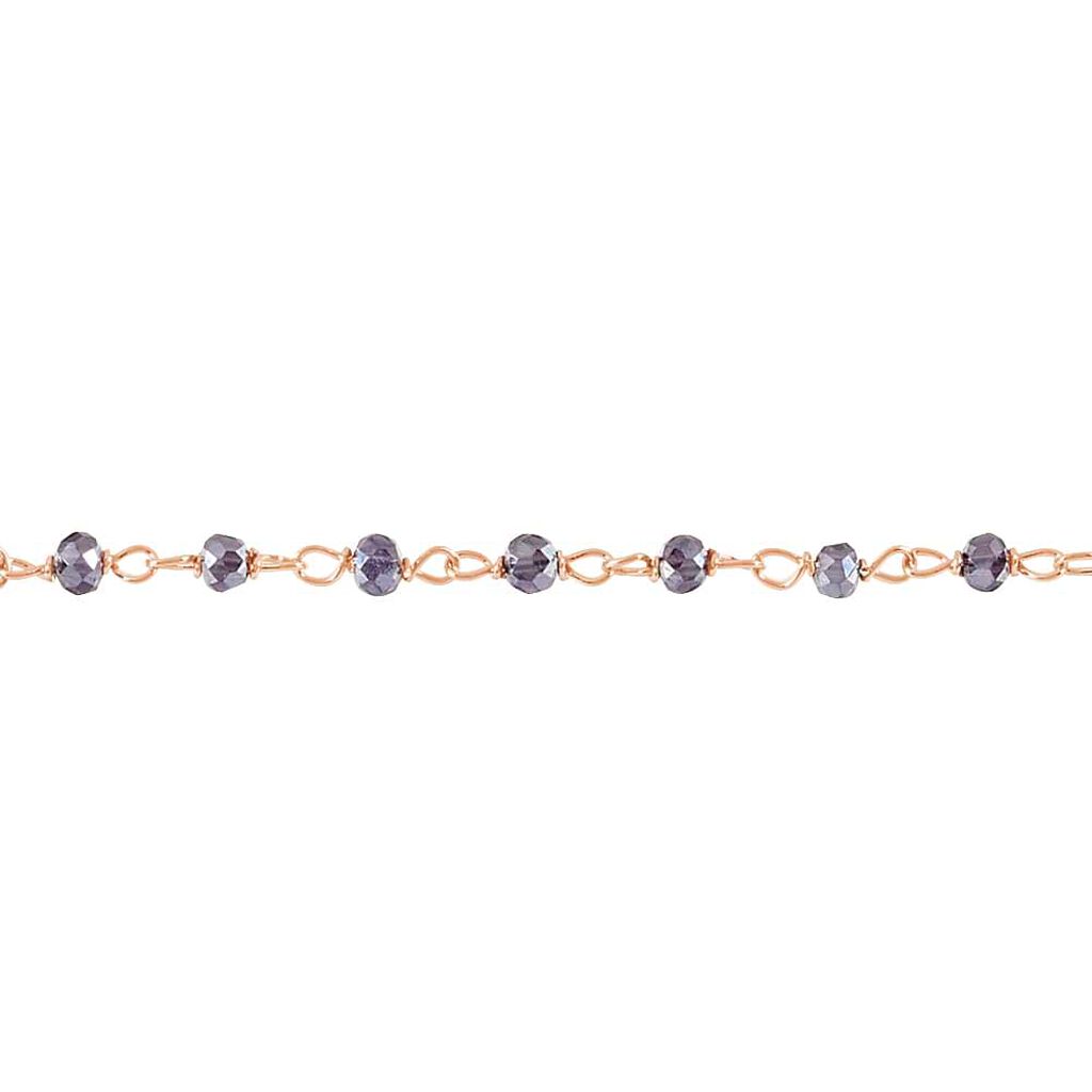 Bracciale Rosario Silver Soul Argento Rosa Cristallo - Bracciali con Rosario Donna | Stroili