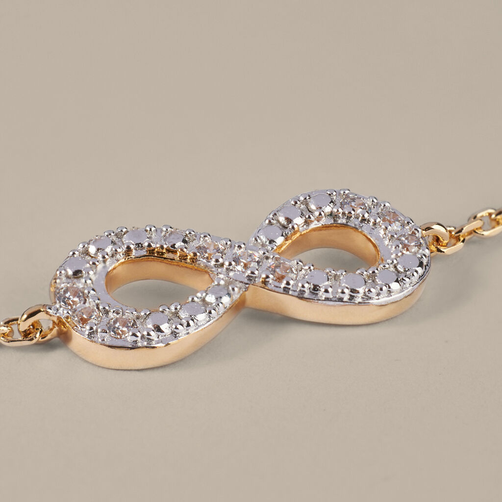 Bracciale Golden Dream Placcato Oro Giallo Cubic Zirconia - Bracciali Amicizia Donna | Stroili