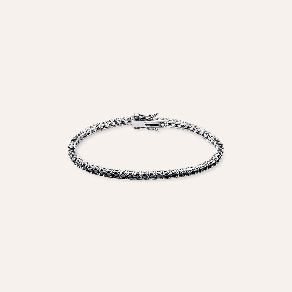 Bracciale Tennis Silver Elegance Argento Rodiato Cubic Zirconia