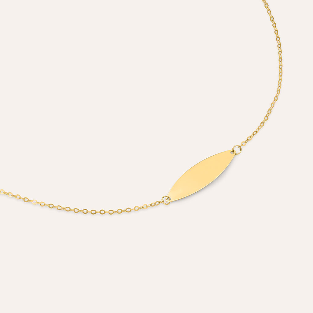 Bracciale Con Targhetta Holy Oro Giallo - Bracciali con Incisione Bambino | Stroili