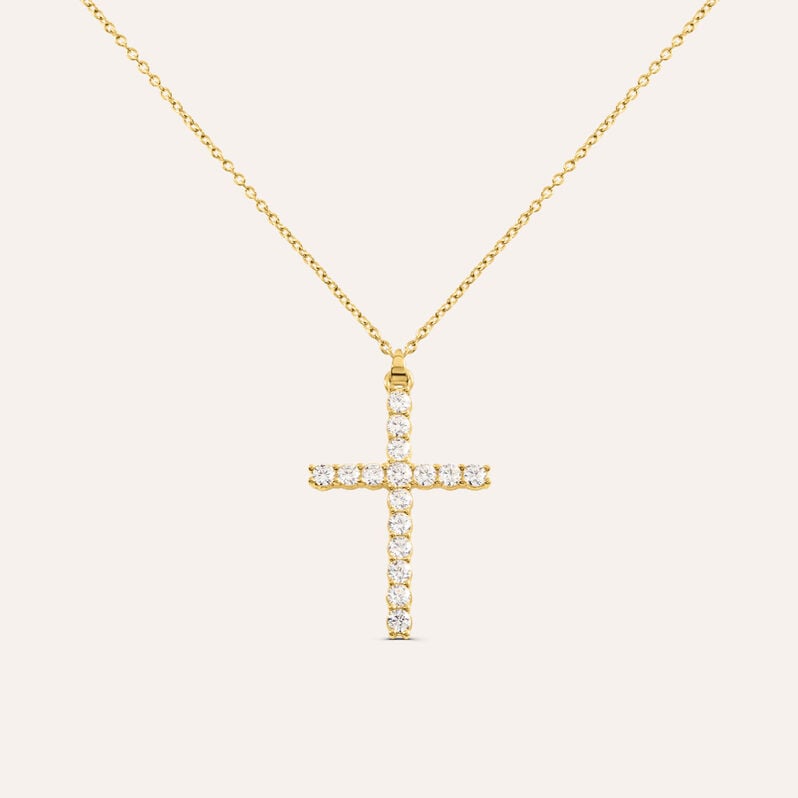 Collana Silver Glow Argento Dorato Cubic Zirconia - Collane Donna | Stroili