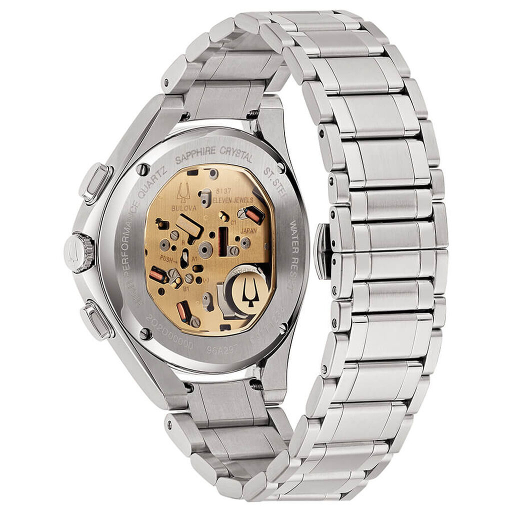 Orologio Al Quarzo Bulova Curv 96a297 - Orologi Cronografo Uomo | Stroili