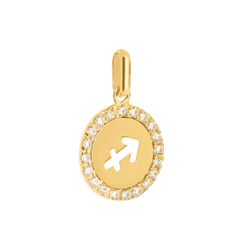 Pendente Poème Oro Giallo Cubic Zirconia - Ciondoli Donna | Stroili