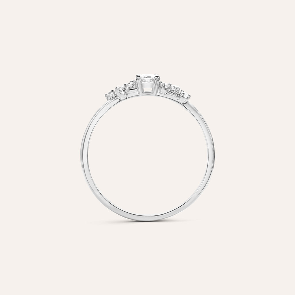 Anello Riviere Claire Oro Bianco Cubic Zirconia - Anelli Riviere Donna | Stroili