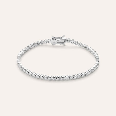 Bracciale Tennis Silver Elegance Argento Rodiato Cubic Zirconia - Bracciali Tennis Donna | Stroili