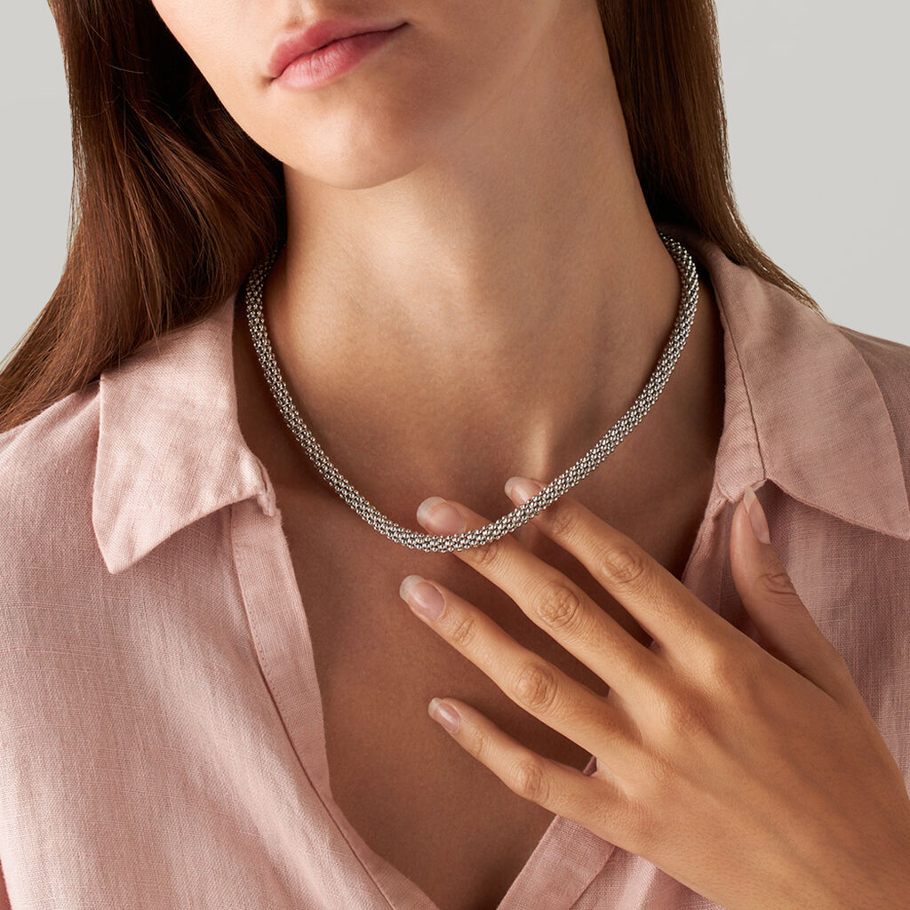 Catena Silver Collection Argento Rodiato - Collane Catena Donna | Stroili