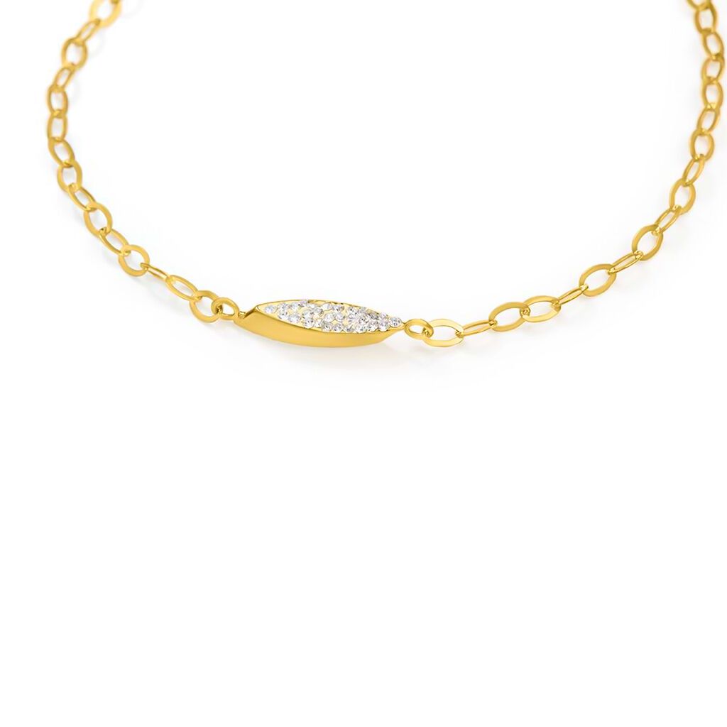 Bracciale Christelle Oro Giallo Cristallo - Bracciali Donna | Stroili