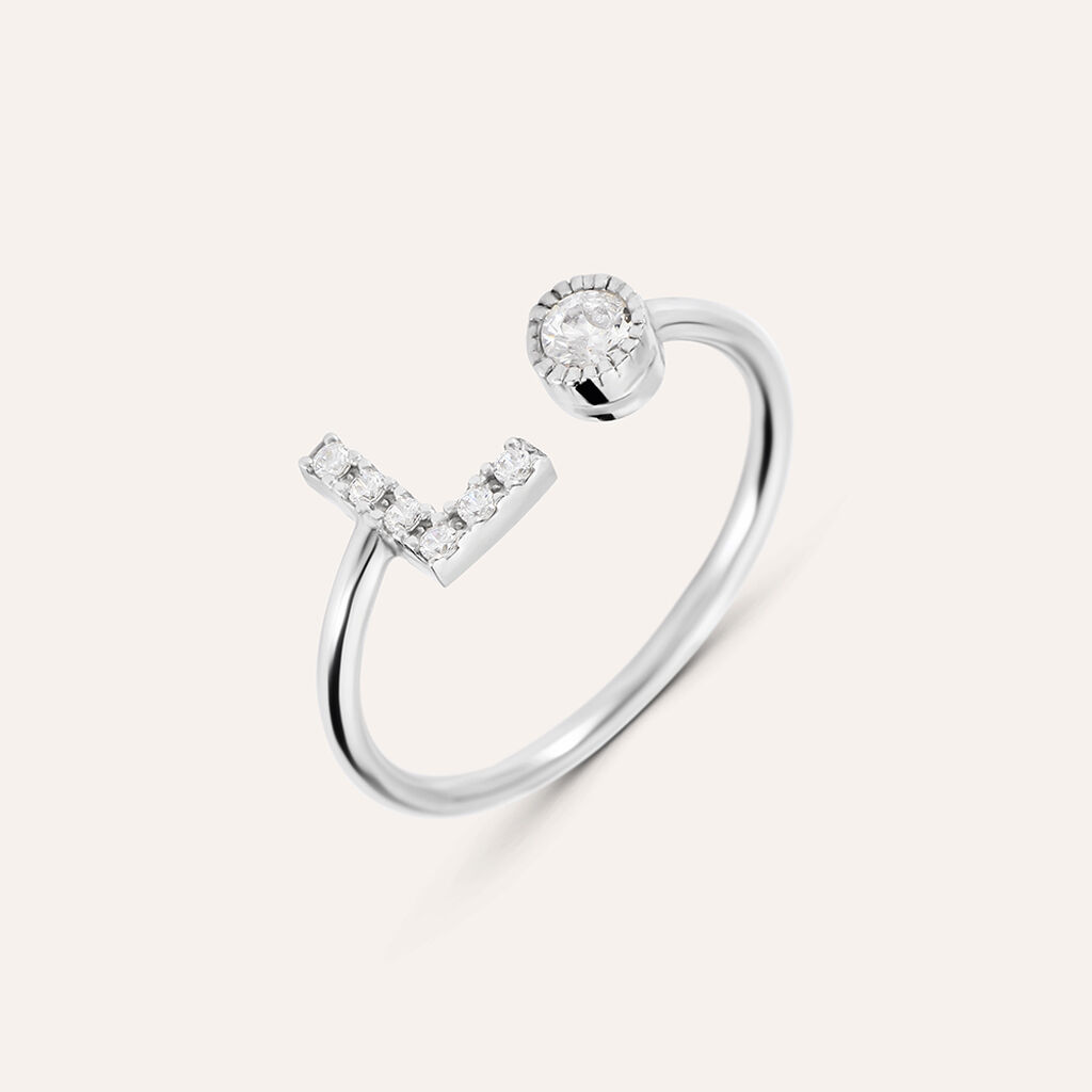 Anello Fantasia Silver Moments Argento Rodiato Cubic Zirconia - Anelli con Pietre Donna | Stroili
