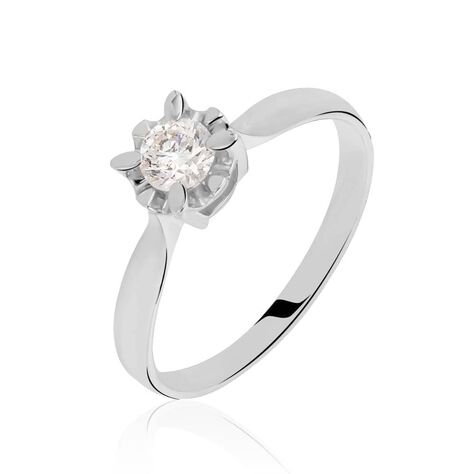Anello Solitario Diamazing Oro Bianco Diamante - Anelli con Pietre Donna | Stroili