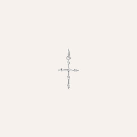 Pendente Holy Oro Bianco Cubic Zirconia - Ciondoli Donna | Stroili