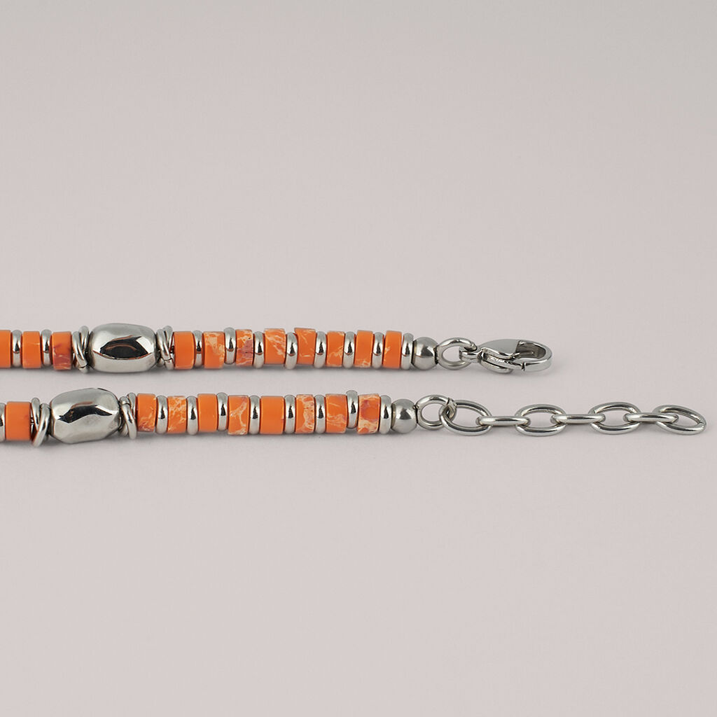 Bracciale Man Code Acciaio Diaspro africano