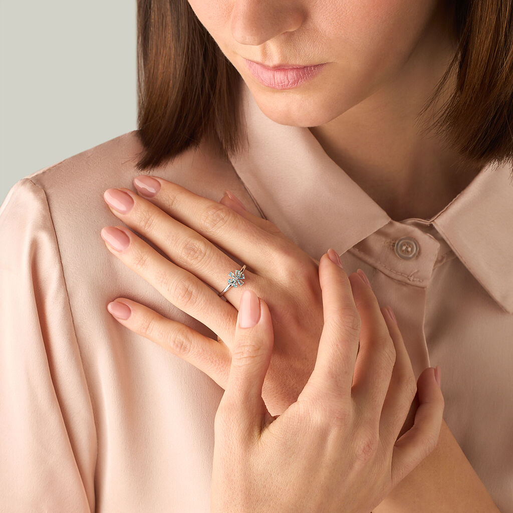 Anello Fantasia Romantic Shine Ottone Cristallo