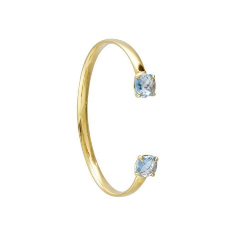 Bangle placcato oro con pietra azzurraBangle placcato oro con pietra rosa - Bracciali Amicizia Donna | Stroili