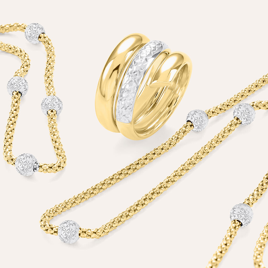 Anello Golden Lover Bicolore - Anelli 18 Carati Donna | Stroili