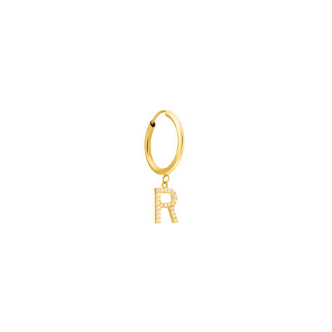 Mono Orecchino A Cerchio Toujours Oro Giallo Cubic Zirconia - Mono Orecchino Donna | Stroili