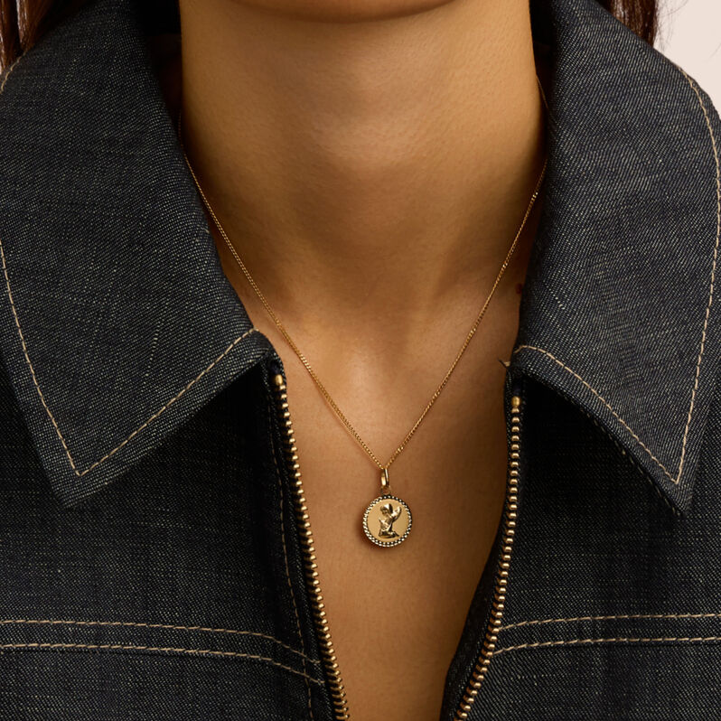 Pendente Holy Oro Giallo - Ciondoli con Incisione Unisex | Stroili
