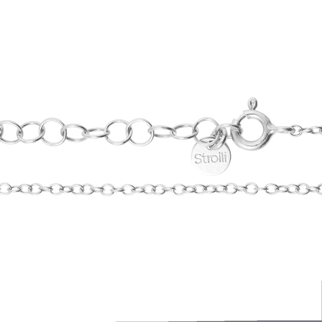 Collana Silver Elegance Argento Rodiato Cubic Zirconia